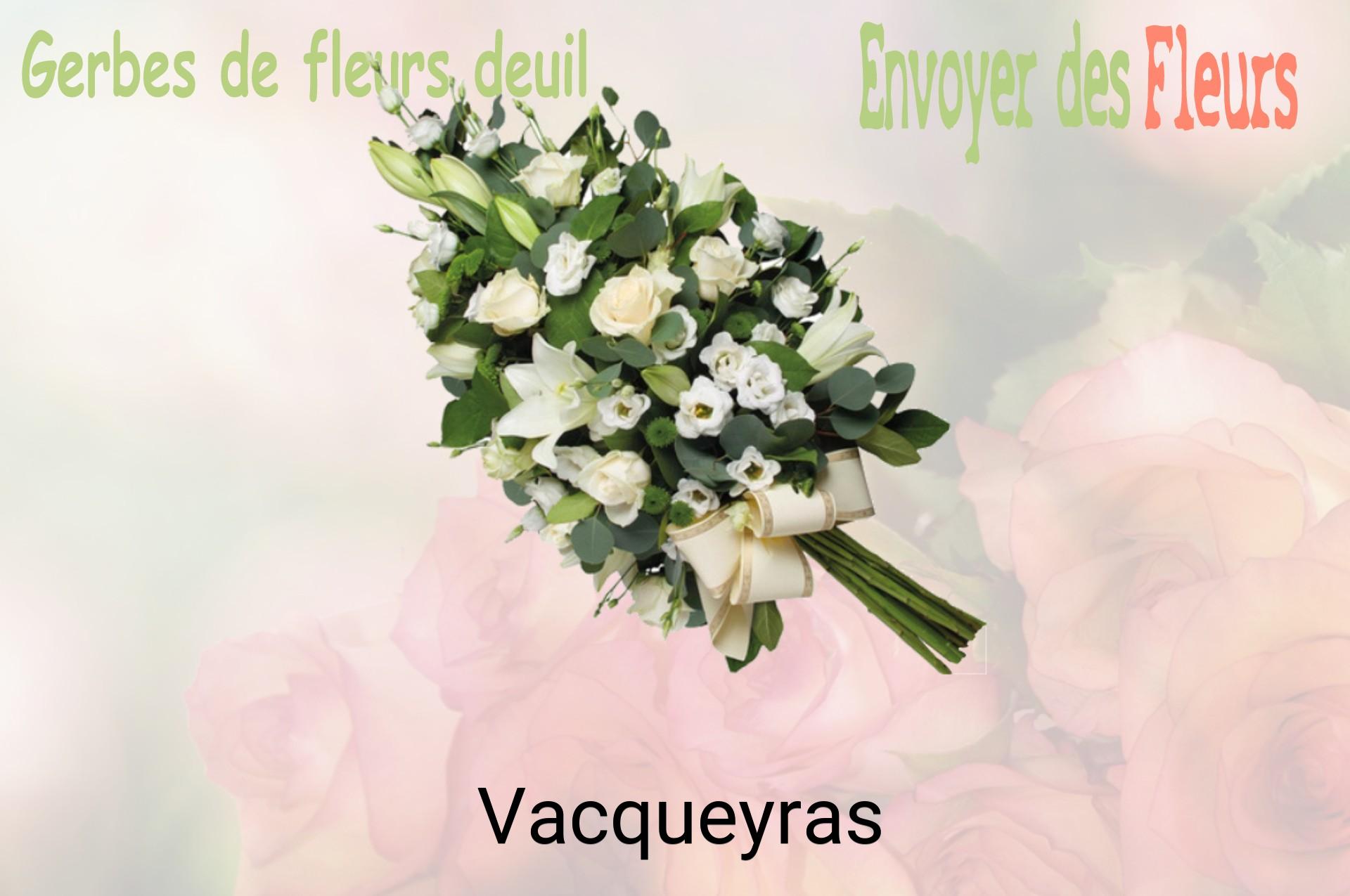 Gerbe de fleurs de deuil livrée à Vacqueyras